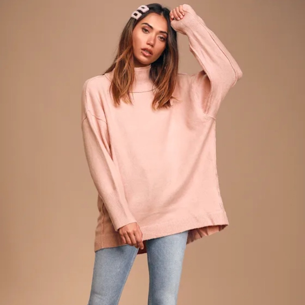 Free People Afterglow Oversized Sweater Acrylic Wool Blend Size Small - Picture 12 of 13